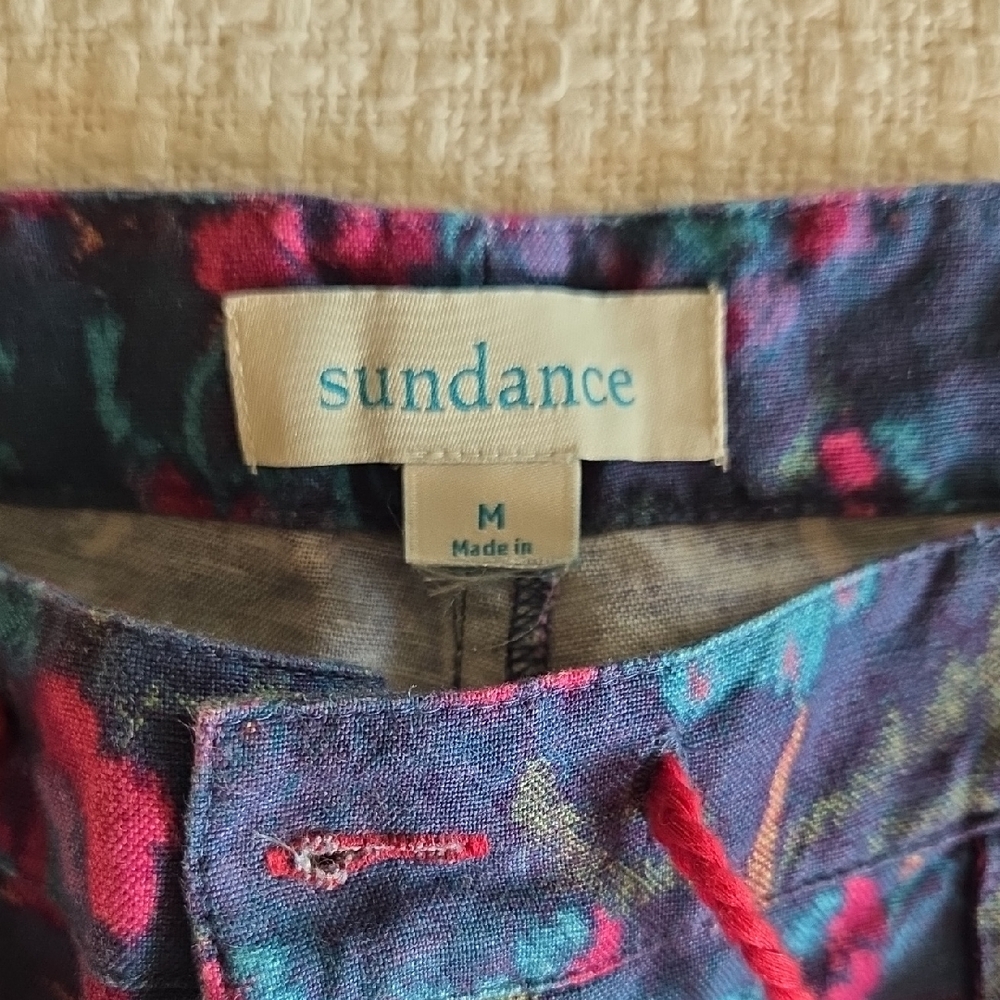 Sundance Women's Floral Cargo Shorts - Blue and Pink - Picture 2 of 5